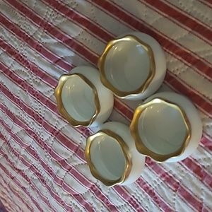 Beautiful antique salt cellars set of 4